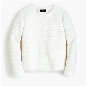 J. Crew White Portfolio Jacket Size 8